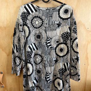 Marimekko X Uniqlo Long Sleeve Tunic Shirt XS